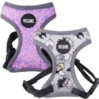 Cerda Geschirr Disney Hundegeschirr S/M Villains Verstellbar & bequem für Hunde, Polyester