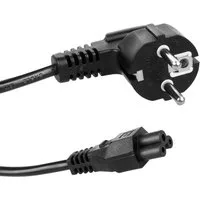 Maclean MCTV-857 Laptop-Kabel, (150 cm), Kleeblatt-Stromversorgungskabel