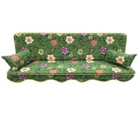 Kühnemuth Auflagekissen Auflagen Set für Hollywoodschaukeln Sitzkissen 180x50 cm Design 750