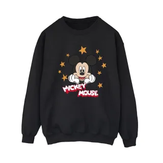 Disney - "Mickey Mouse Stars" Sweatshirt für Damen (Schwarz)