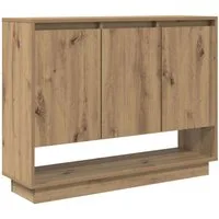 vidaXL Sideboard Sideboard Artisan-Eiche 97 x 29 x 75 cm Holzwerkstoff (1 St)