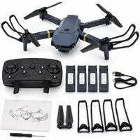 Diyarts RC-Quadrocopter (Einsteigerfreundliche Drohne mit vielseitiger Ausstattung, Hochauflösende 720P-Kamera mit Livebildübertragung), Intelligente Steuerung, kompakte Bauweise und praktisches Faltdesign