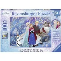 Ravensburger Puzzle Disney Frozen, glitzernder Schnee, 100 Puzzleteile, Made in Germany