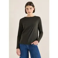 CECIL Langarmshirt aus reiner Baumwolle