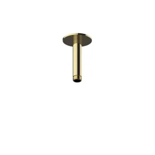 Herzbach LIVING SPA Deckenarm 100mm 70 rund PVD Gold, 30.964810.1.03 30.964810.1.03