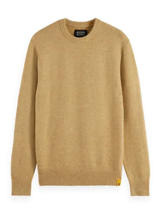 Scotch & Soda - Pullover mit normaler Passform beige - Gr. - XL