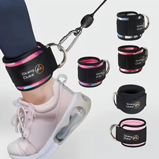 SKangDuke 1 Single Padded Fitness Protective Gear Anklet Straps for Home Gym Glute Workouts Leg Extensions Hip Abductors