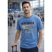 Man's World T-Shirt Kurzarm, bedruckt, Rundhalsausschnitt, aus dehnbarem Jerseystoff