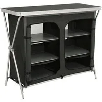 CampFeuer Campingschrank Campingschrank, 110 cm x 47 cm x 90 cm, Campingküche Alu Faltschrank