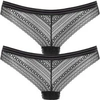 s.Oliver Brasilslip aus grafischer Spitze