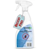 INSIGO Insektenspray Anti Milben-Spray Milben-Mittel Ungezieferspray, 1-St., biozidfreie Formel, auf Wasserbasis, geruchsarm, brennt / ätzt nicht