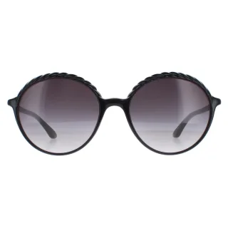 Elle Round Womens Schwarz Grau Gradient 14919