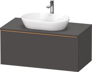 Duravit D-Neo Konsolenwaschtischunterbau wandhängend Graphit Matt 1000x550x459 mm - DE4948004490000 DE4948004490000