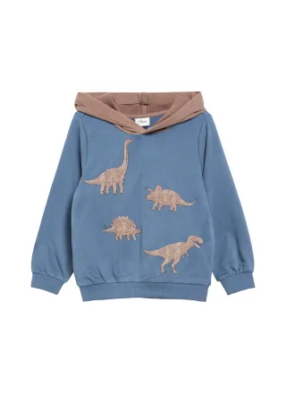 s.Oliver - Sweatshirt blau/braun - Gr. - 110