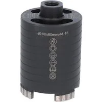 BTEC Diamanttrockenbohrer Diamant Dosensenker M16-Aufnahme 80mm 68mm,4 Segmente Absaugöffnungen, Ø 68 mm