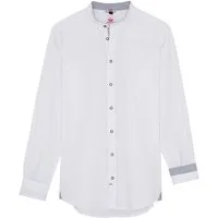 Spieth & Wensky Trachtenhemd Slim Fit Stehkragenhemd Finsterau