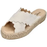espadrij l´originale LYON CROISETTE VELOUR Pantolette Sand