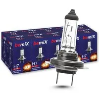 bemiX KFZ-Ersatzleuchte 10x H7 Birnen 12V 55W Autolampen Halogen Lampe PX26d Glühbirnen, H7, Standard, H7-Lampen einzeln verpackt