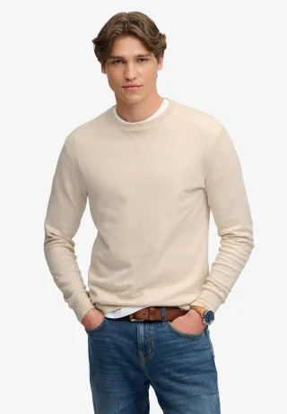 Superdry - Klassisches Slub-Waffeltop regentag grau - Gr. - S