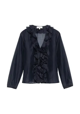 comma - Bluse blau - Gr. - 42