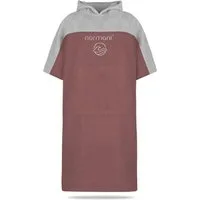 normani Badeponcho Surfer Poncho Kuta, Bio-Baumwolle, Kapuze, Schlupf, Badeponcho aus 100 % saugstarker Bio-Baumwolle