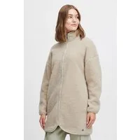 OXMO Kurzmantel OXTova Teddymantel mit Stehkragen
