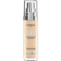 L'ORÉAL PARIS Foundation TRUE MATCH FOUNDATION, lässt sich mühelos verblenden, ohne sichtbare Ränder zu hinterlassen