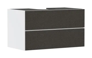 Hansgrohe Xevolos E Waschtischunterschrank Mattweiß 980/550 mit 2 Schubkästen für Konsole mit Aussch 54190660