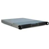 1U 10255, Server-Gehäuse schwarz, 1 Höheneinheit