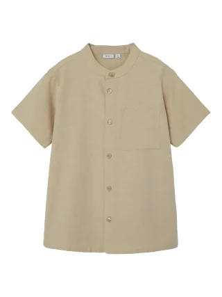 NAME IT - NKMFAHER SS SHIRT F NOOS humus - Gr. - 122/128