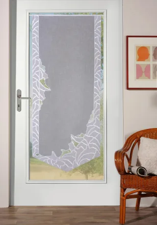 Stickereien Plauen Gardine "Isabell" Multifunktionsband 1 Stk. tlg. HxB: 140x60, mit echter Plauener Spitze Stickerei