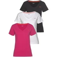 H.I.S T-Shirt Essential-Basics vielseitig kombinierbar (3er-Pack zum Vorteilspreis) lockerer Schnitt, 100% Baumwolle, vielen Farben & großen Größen