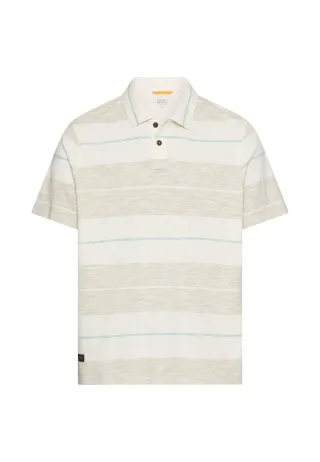 camel active - Poloshirt aus reiner Baumwolle light beige - Gr. - M