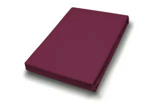 Spannbettlaken Jersey bordeaux