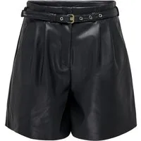 ONLY Stoffhose ONLHEIDI FAUX LEATHER SHORTS OTW NO