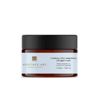 Dr Botanicals Preiselbeer-Öl & Wacholderbeeren-Öl Nachtcreme 50ml