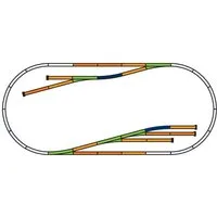PIKO Modelleisenbahn-Set H0 Piko A-Gleis 55330 Ergänzungs-Set 1 Set