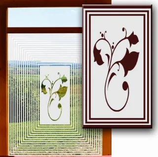 Klebefolie für Glastüren und Fensterscheiben
