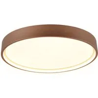 TRIO Leuchten LED Deckenleuchte DOHA, Deckenlampe 29W 3260 Lumen Lichtfarbe einstellbar 2300-4000K, getrennt schaltbar, LED fest integriert, Farbwechsler, warmweiß - kaltweiß, indirektes Licht getrennt schaltbar als Wandlampe und Deckenlampe mögl