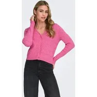 ONLY Strickjacke ONLKATIA LS CABLE V-NECK CARDIGAN CC KNT