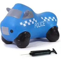 Jamara Hüpftier Police Truck, inkl. Luftpumpe