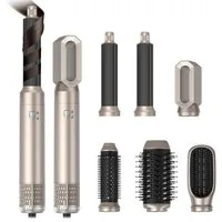 HOMELIVE Lockenstab 6 in 1 Multifunktions Haartrockner Set Haarstyler und -trockner, 360° Heißluftauslass, 1000w, 3-Minuten schnelles Styling