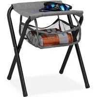 relaxdays Campinghocker faltbar mit Tasche