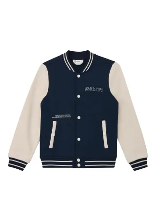s.Oliver - Sweatshirt Jacke blau/creme - Gr. - 176
