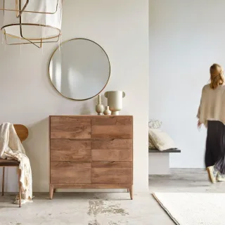 Kommode Gabrielle aus massivem Mangoholz