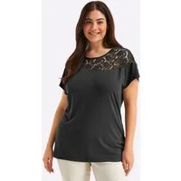 Sheego T-Shirt Kurzarm-Shirt Kurzarm