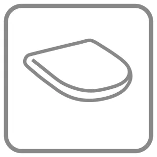 Villeroy & Boch WC-Sitz O.novo 368x438, Oval Weiß Alpin, 8M43S101 8M43S101