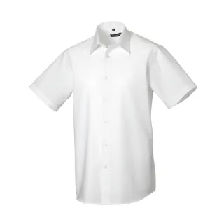 Russell Collection - Formelles Hemd für Herren kurzärmlig (Weiß)