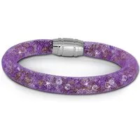 SilberDream Edelstahlarmband SilberDream Armband bunt Arm-Schmuck (Armband), Damenarmband mit Edelstahl-Verschluss, Farbe: lila, mehrfarbig