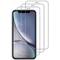 OLi Schutzfolie 3X Displayschutz Glass Kompatibel mit iPhone 12/12 Pro Hartglas, (Spar-Set, 3-St), Panzer Schutz Glas